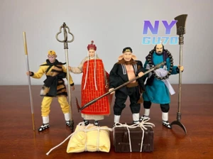 4pcs 1/12 Journey to the West Tang Monk Action Figure w/Luggage Clothes Toy - Imagen 1 de 9