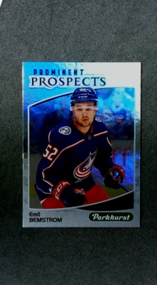 2019-20 Upper Deck Parkhurst Prominent Prospects #7 Emil Bemstrom Blue Jackets - Image 1 of 2
