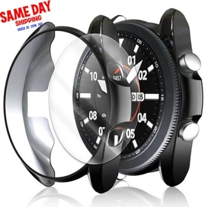 Premium Real Screen Protector Dustproof TPU Case for Samsung Galaxy Watch 3 45mm - Picture 1 of 1