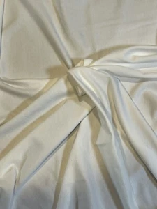 Cotton Modal Spandex Stretch French Terry Knit Fabric PFD Natural 64" wide - Picture 1 of 2