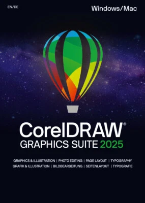 CorelDRAW Graphics Suite 2025 / 1 PC / Dauerlizenz / Box - Bild 1 von 4