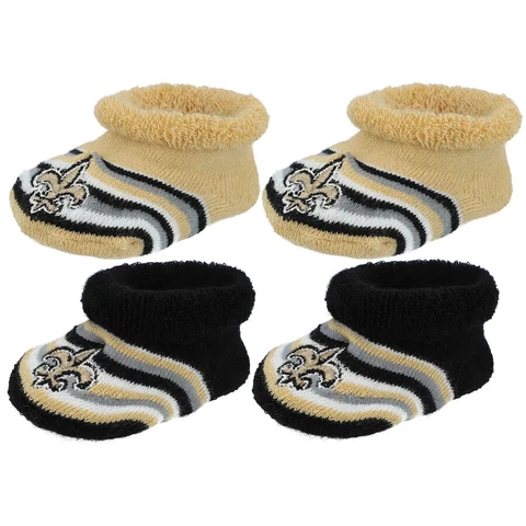 New Orleans Saints Infant Socks Booties Cover