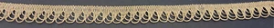 1&3/4" METALLIC ROSE GOLD LOOP FABRIC FRINGE TRIM 10 YARDS - Picture 1 of 1
