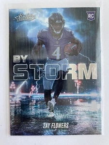2023 Panini Absolute - By Storm #BST-11 Zay Flowers RC - Picture 1 of 2