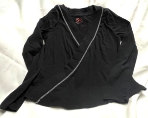 Lot3568- Girl's SO Black Jacket- Size 7/8 - Picture 1 of 2