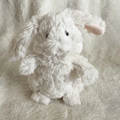 Mary Meyer Masilla Blanca Peluda Conejito Conejo Bebé Lovey 7” Primavera Pascua Foto 1 de 4