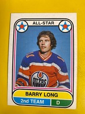 1975-76 O-Pee-Chee WHA #69 Barry Long EDMONTON OILERS ALL-STAR NICE!