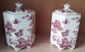 Vintage Mason's Manchu Ironstone Ginger Jar with Lid England - Picture 1 of 6