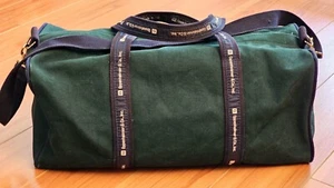 Vintage Oppenheimer & Co. Inc. 19" Duffle Bag Green - Picture 1 of 10