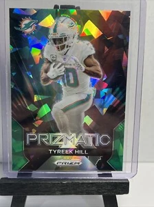 2023 Prizm Tyreek Hill Prizmatic Green Cracked Ice Prizm - Bild 1 von 2