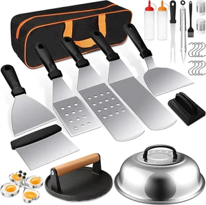 29Pcs Griddle Accessories Kit,Flat Top Grill Tools Gifts for Camp Chef,Hibachi E - Picture 1 of 12