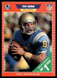 1989 Pro Set Troy Aikman Rookie #490
