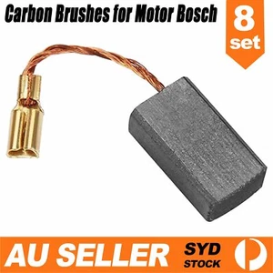 8 PCS Carbon Brushes For Motor Bosch Angle Grinder 15mm x 8mm x 5mm Tool AU - Picture 1 of 6