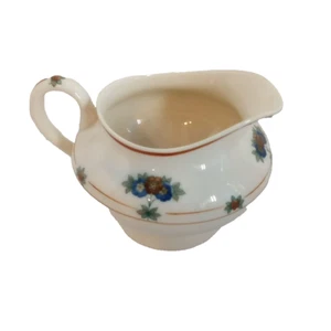 Vintage Syracuse China Old Ivory Canterbury Creamer w Red Bands & flowers 3.25" - Picture 1 of 10
