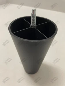 Ikea EKTORP replacement black plastic legs 6 ", Part # 121303 - NEW USA shipped - Picture 1 of 1