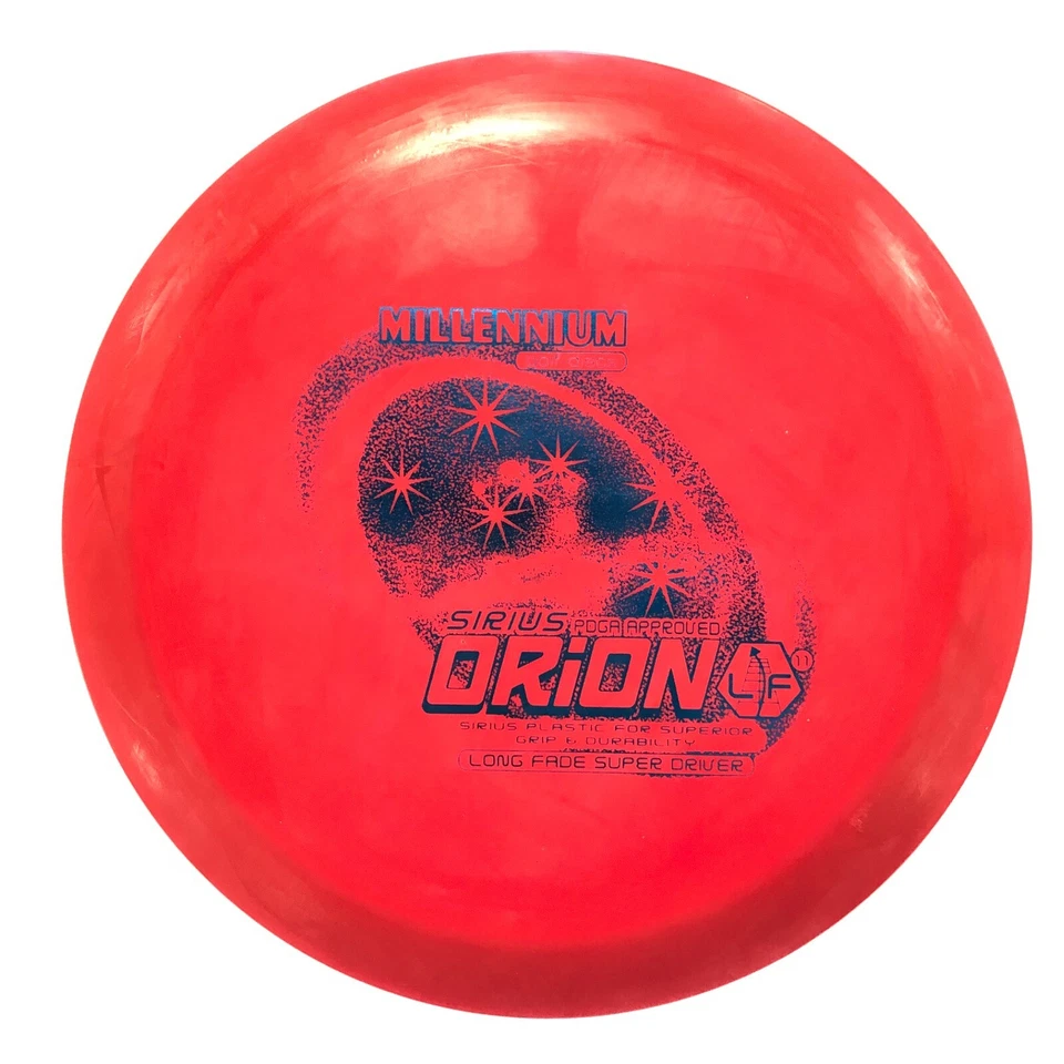 NEW RARE DISC GOLF MILLENNIUM ZIPPER TOP SIRIUS ORION LF DISTANCE DRIVER 175g - Image 1 of 1