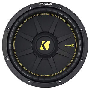 Kicker 44CWCD124 12" 600W Dual Voice Coil 4-Ohm Car Audio Subwoofer (Single)