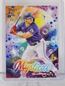 2024 Topps Update Series - Mystical Blue #MYS-21 Wyatt Langford (RC) - Picture 1 of 2