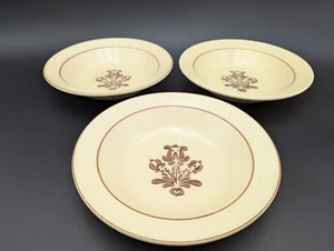 Pfaltzgraff VILLAGE Pattern 8.5” Serving Soup/Salad Bowl Set of 4 Stoneware USA - Picture 1 of 4