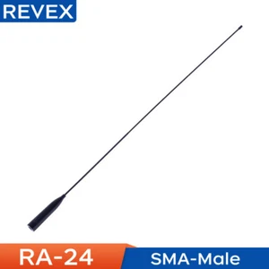 REVEX RA-24 SMA-M Antenna Dual Band for Baofeng/YAESU/ICOM Walkie Talkie - Picture 1 of 4