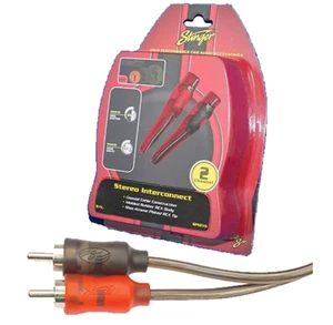 Stinger SPI219 Car Audio 9 Foot Pro1 Series Rca Wire Interconnect Cable (9 Feet) - Picture 1 of 1