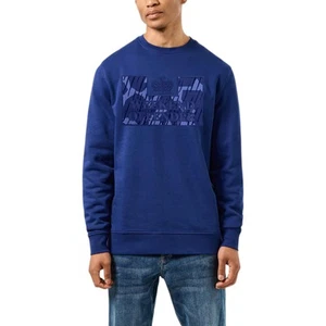 Weekend Offender Mens Sweatshirt Casual Cotton Long Sleeve Pullover Crew Neck - Picture 1 of 8