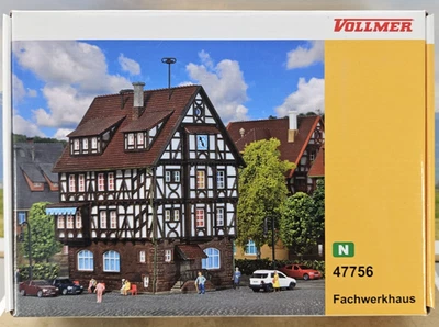 Kit de modelo sellado Vollmer escala N - Edificio histórico con marco de madera #47756 Foto 1 de 4
