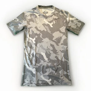Nike Pro Combat Shirt Herren Medium Dri Fit Compression Abstract Camo Gym Logo - Bild 1 von 8