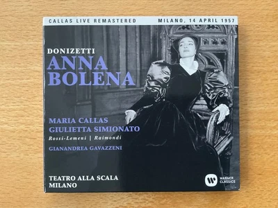 CD Donizetti - Anna Bolena, Callas live remastered, 2 CDs, Warner 2017 neu mint - Bild 1 von 4