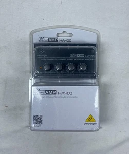 Behringer MicroAmp HA400 Ultra Compact 4-channel Stereo Headphone Amplifier - Picture 1 of 6