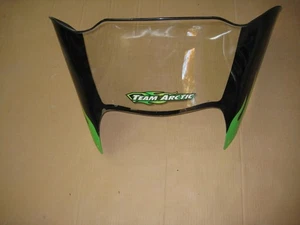 Arctic Cat, OEM Windshield Clear Green Low 11"  99-02 Thundercat ZRT Triples - Picture 1 of 2