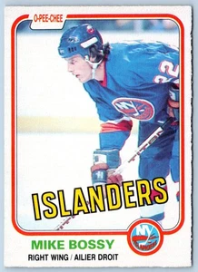 Mike Bossy 1981-82 O-pee-chee 81-82 #198 como nuevo+ 98171 - Imagen 1 de 2