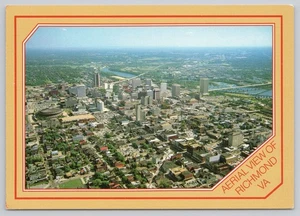 Kontinentale Postkarte Luftaufnahme von Richmond Virginia - Bild 1 von 2