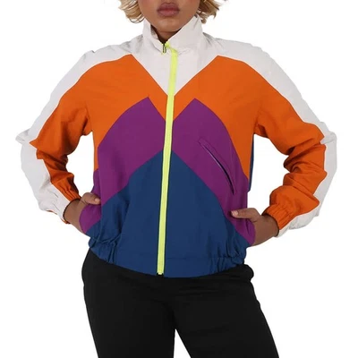 Chaqueta deportiva de nailon Kenzo Colorblock para dama Foto 1 de 4