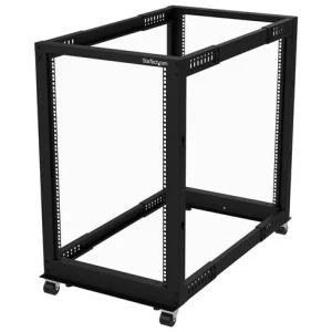 StarTech 4POSTRACK18U 4-Post 18U Mobile Open Frame Server Rack, 19" Network - image 1 of 1