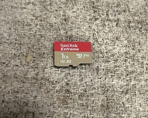 Karta pamięci SanDisk 1TB Extreme microSDXC - przetestowana! - Działa! - Zdjęcie 1 z 2