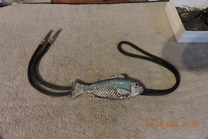 Vintage Fisch Herren Western Style Bolokrawatte - Bild 1 von 3