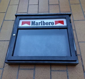 Marlboro Ausstellungsvitrine / Display Glas Glasvitrine - Bild 1 von 8