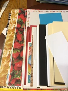 Scrapbooking verschiedene und Manila Blätter 8x10 - Bild 1 von 1