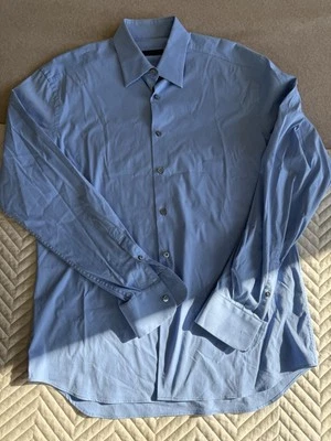 Camisa de vestir para hombre Prada azul 42x16,5 Foto 1 de 3