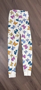 Hanna Andersson Pajama Bottoms Multicolor Butterfly Pants Kids Size 8 - Picture 1 of 3