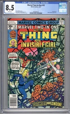 Marvel-Two-In-One #32 - CGC 8.5 (VF+) 1977  Bronze Age - Invisible Girl - image 1 of 2