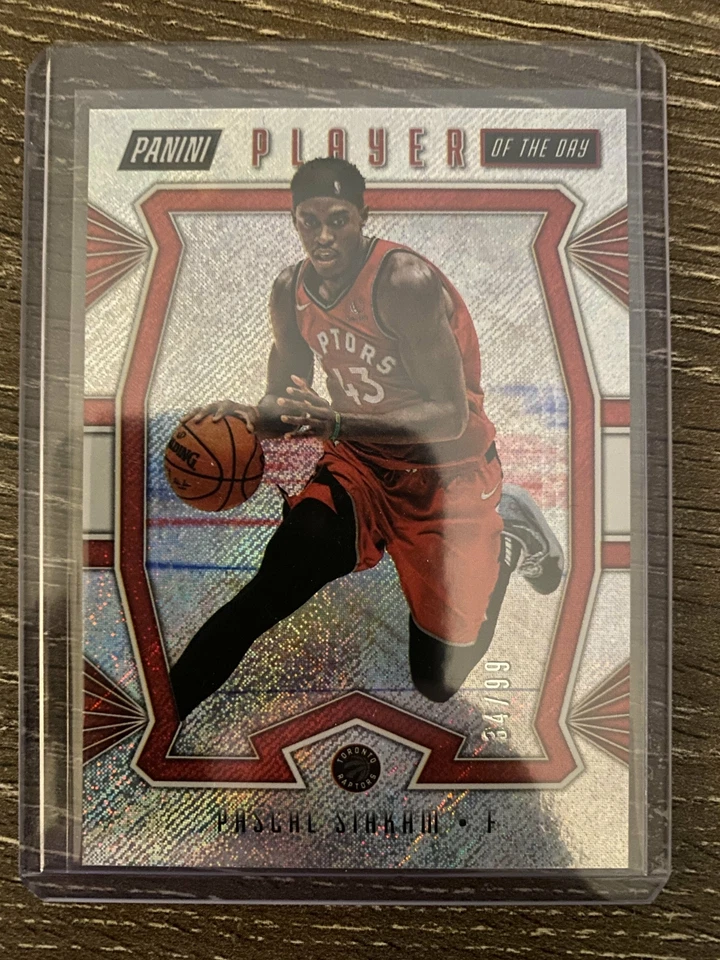 PASCAL SIAKAM 2019-20 PANINI NBA PLAYER OF THE DAY SHIMMER 34/99 RAPTORS #27 - Image 1 of 1