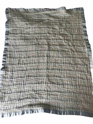 Manta Child Of Mine Carter's Cloud Borde Satinado Algodón Suave Lovey Seguridad LEER Foto 1 de 4