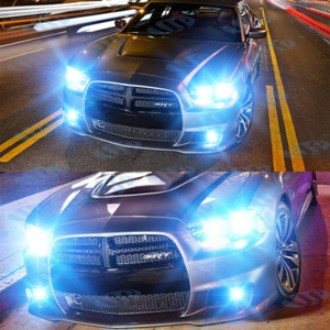 Faros LED de 8000 k haz alto/lo bombillas para Dodge Charger 2011-2014 - Imagen 1 de 7