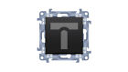 Simon 10 Double stair switch with LED backlight without pictograms. (modu /T2UK