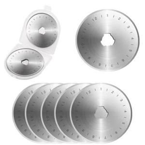 10pcs 45mm Rotary Cutter Linear Cutting Blades for Fiskars for Olfa for Truecut - Picture 1 of 6