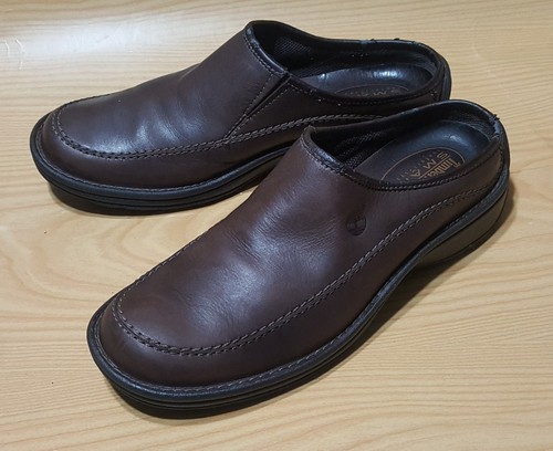 Timberland Smart 82337 Slip On 7.5 M Brown Leather Womens Shoes