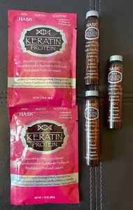 NEW Hask Keratin Protein Deep Conditioning Hair Treatment 1.75 oz X2 Oil 18ml X3 - Picture 1 of 7