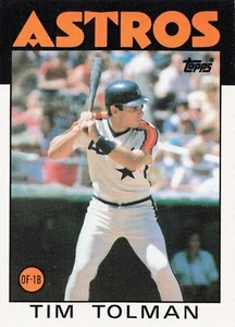 1986 Topps Baseball Tim Tolman Houston Astros #272 - A - Picture 1 of 2